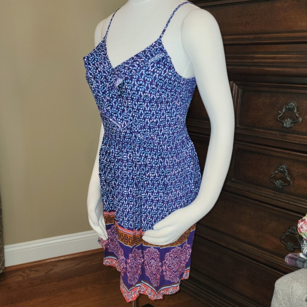 💜 Xhilaration Multi-Color Sun Dress, Size S